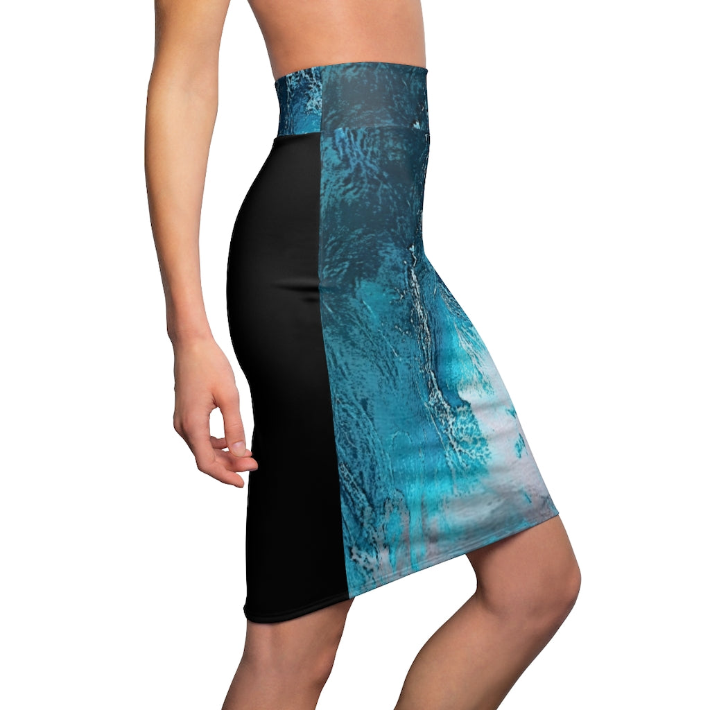 Torrent Tide Women's Pencil Skirt