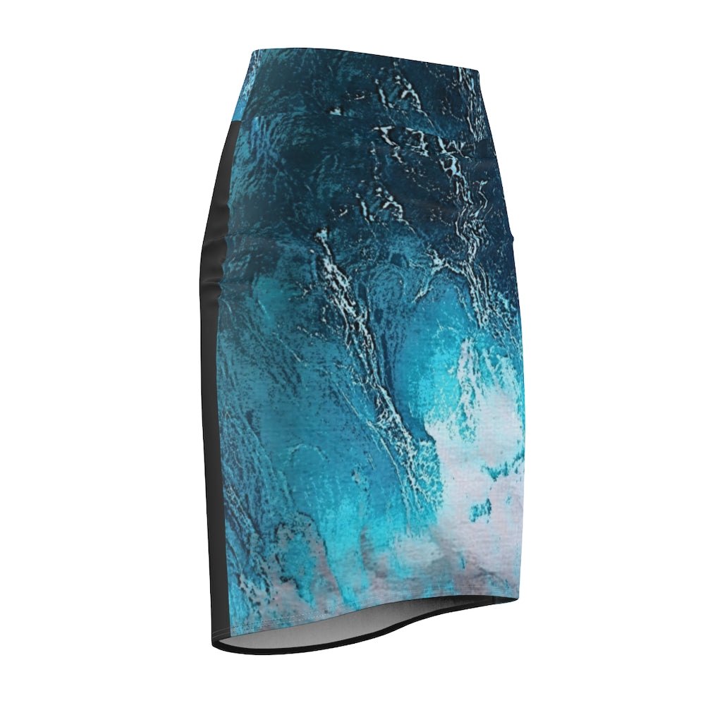 Torrent Tide Women's Pencil Skirt