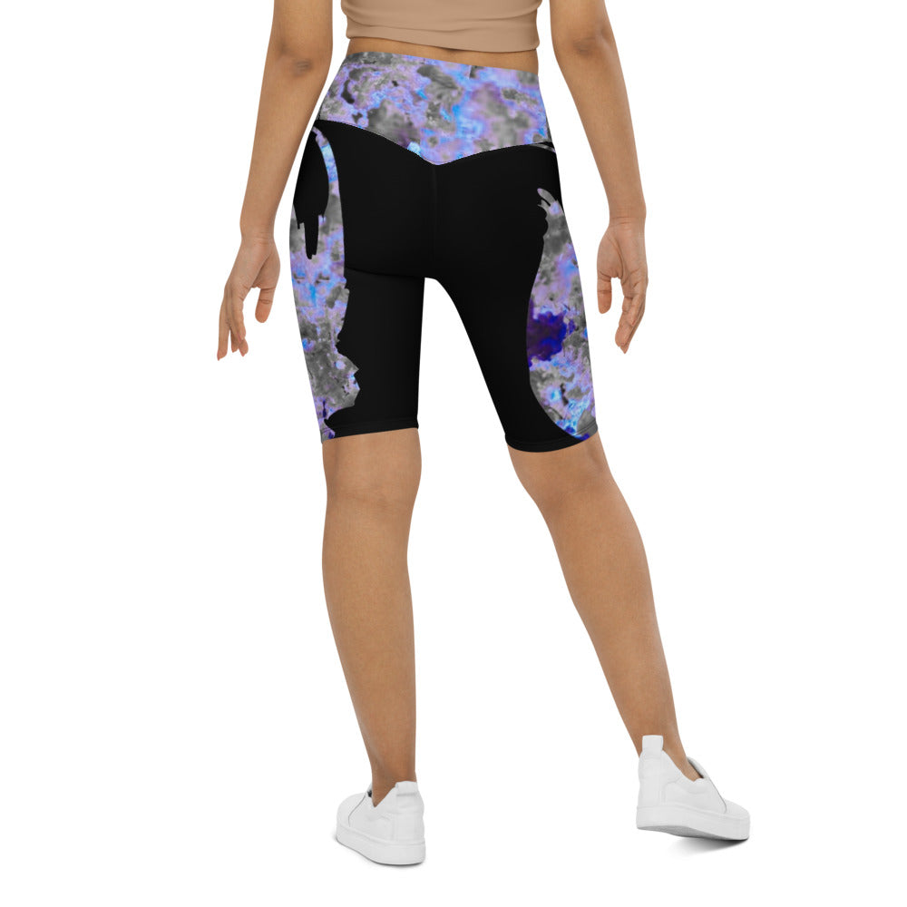 BWA Biker Shorts Bloom Within Abstract ll
