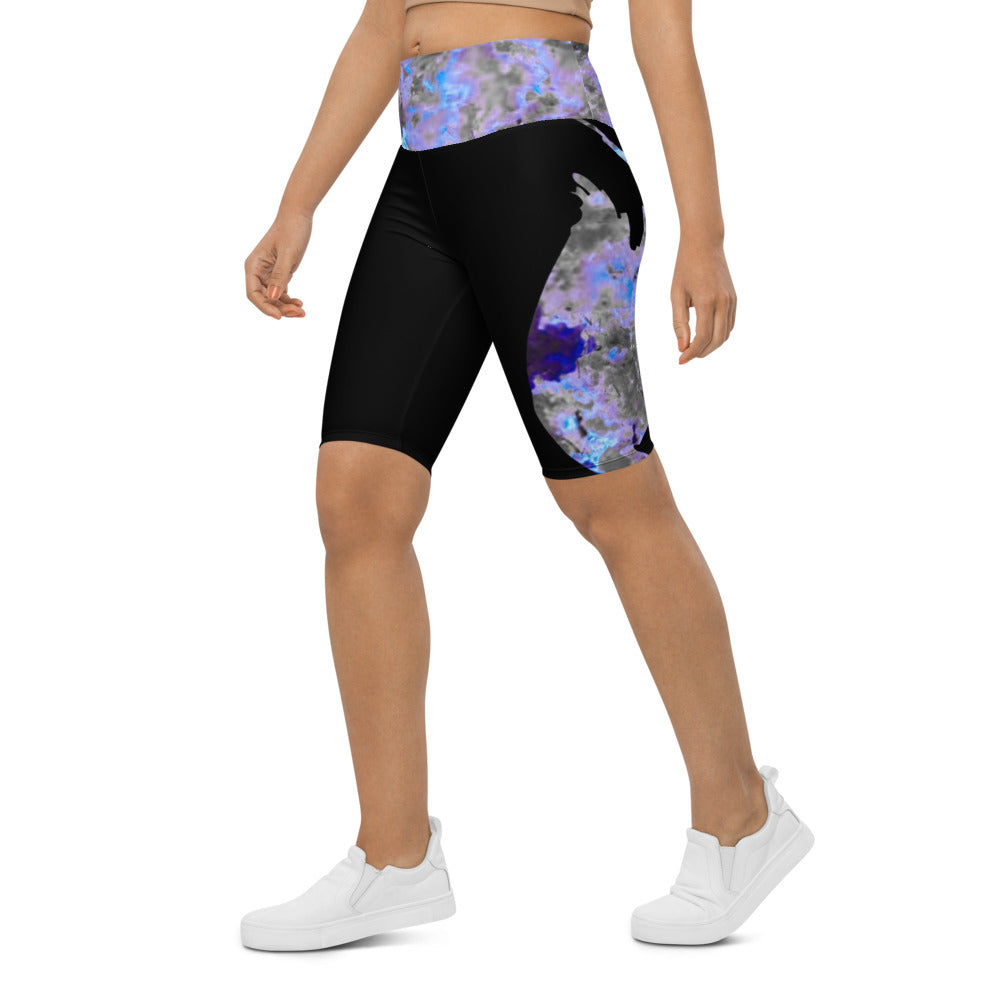 BWA Biker Shorts Bloom Within Abstract ll