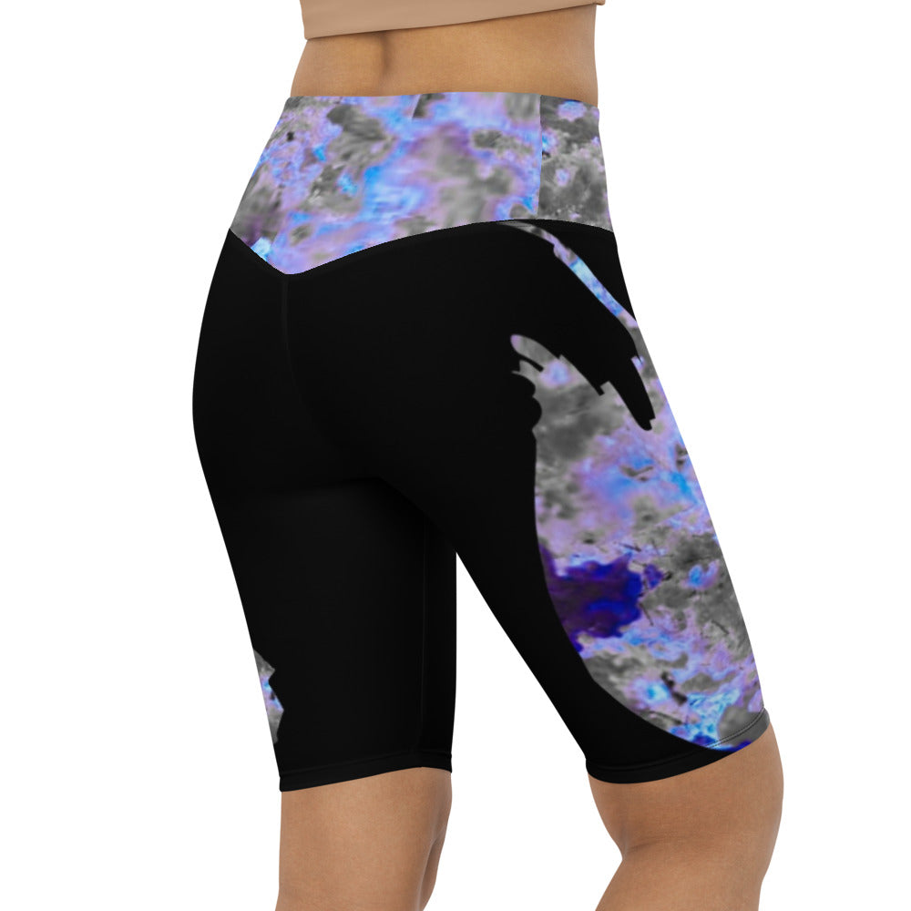 BWA Biker Shorts Bloom Within Abstract ll