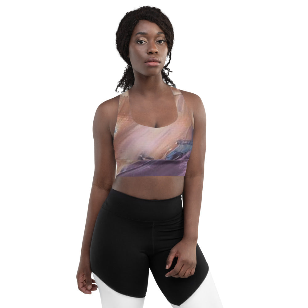 Pflaume Longline sports bra