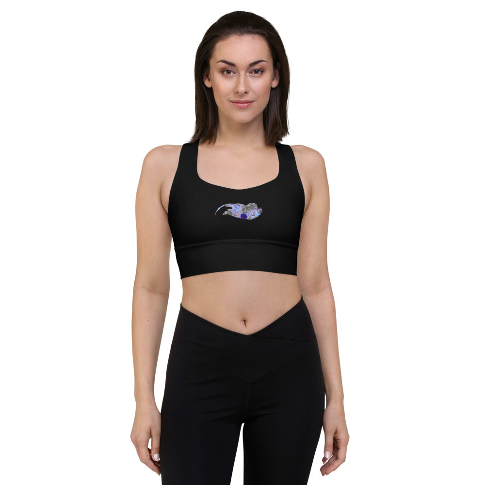 BWA Longline Sports bra Bloom Within Abstract ll