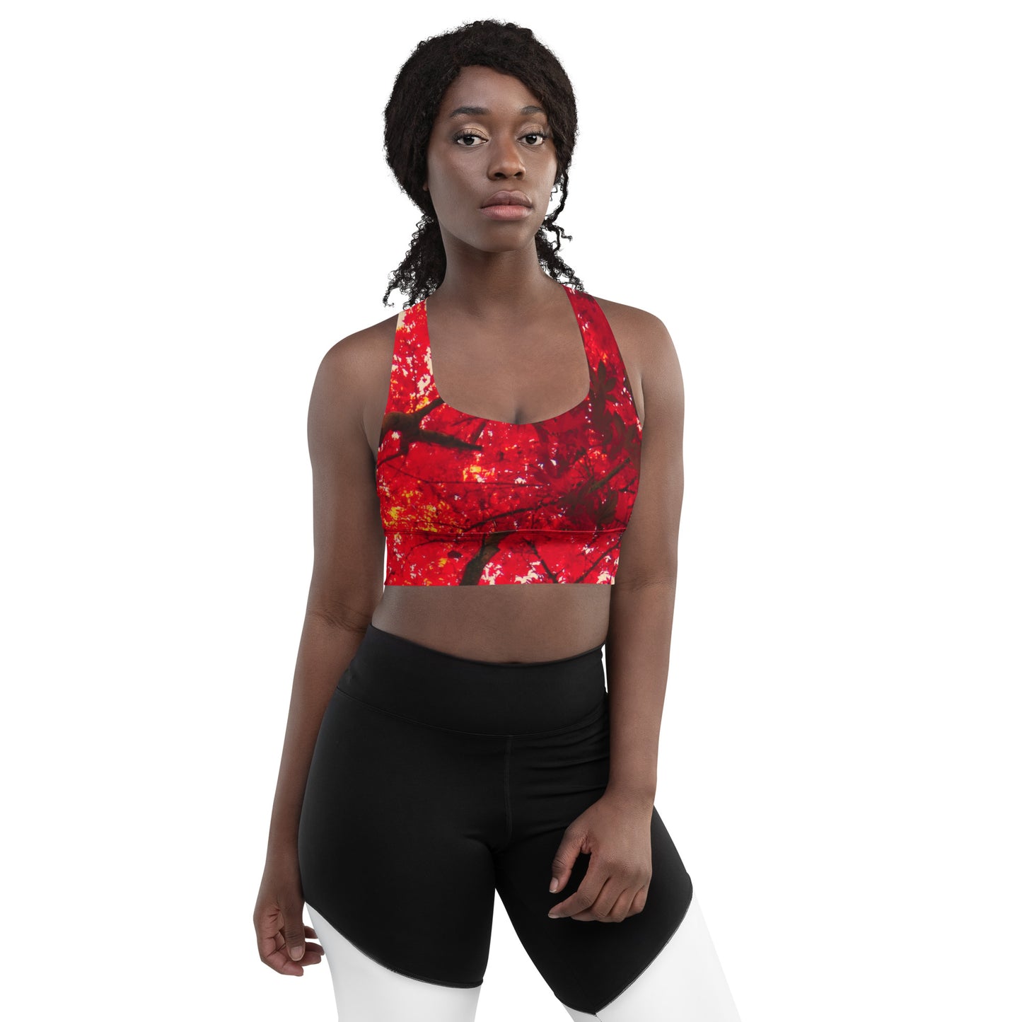 Oh Canada Longline sports bra