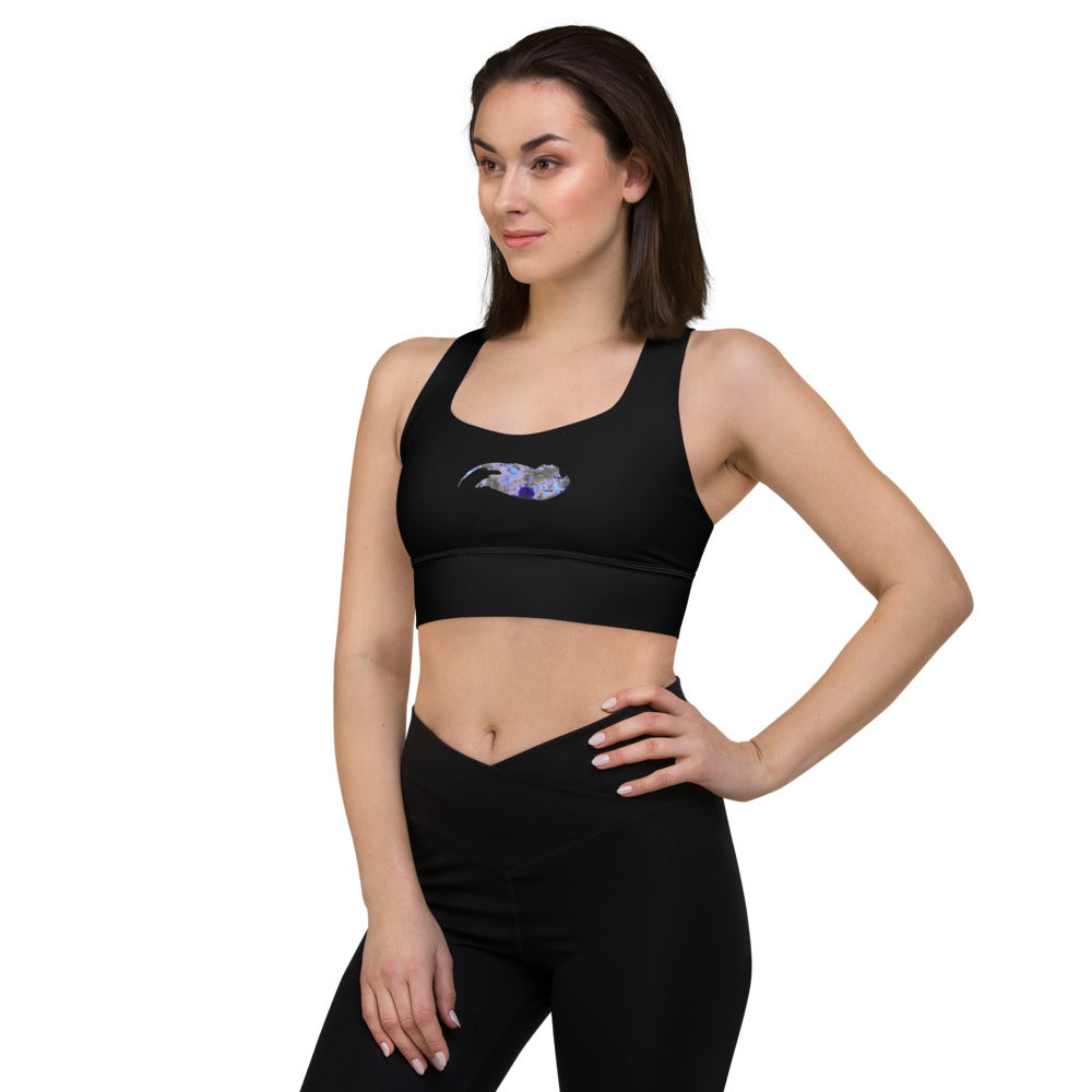 BWA Longline Sports bra Bloom Within Abstract ll