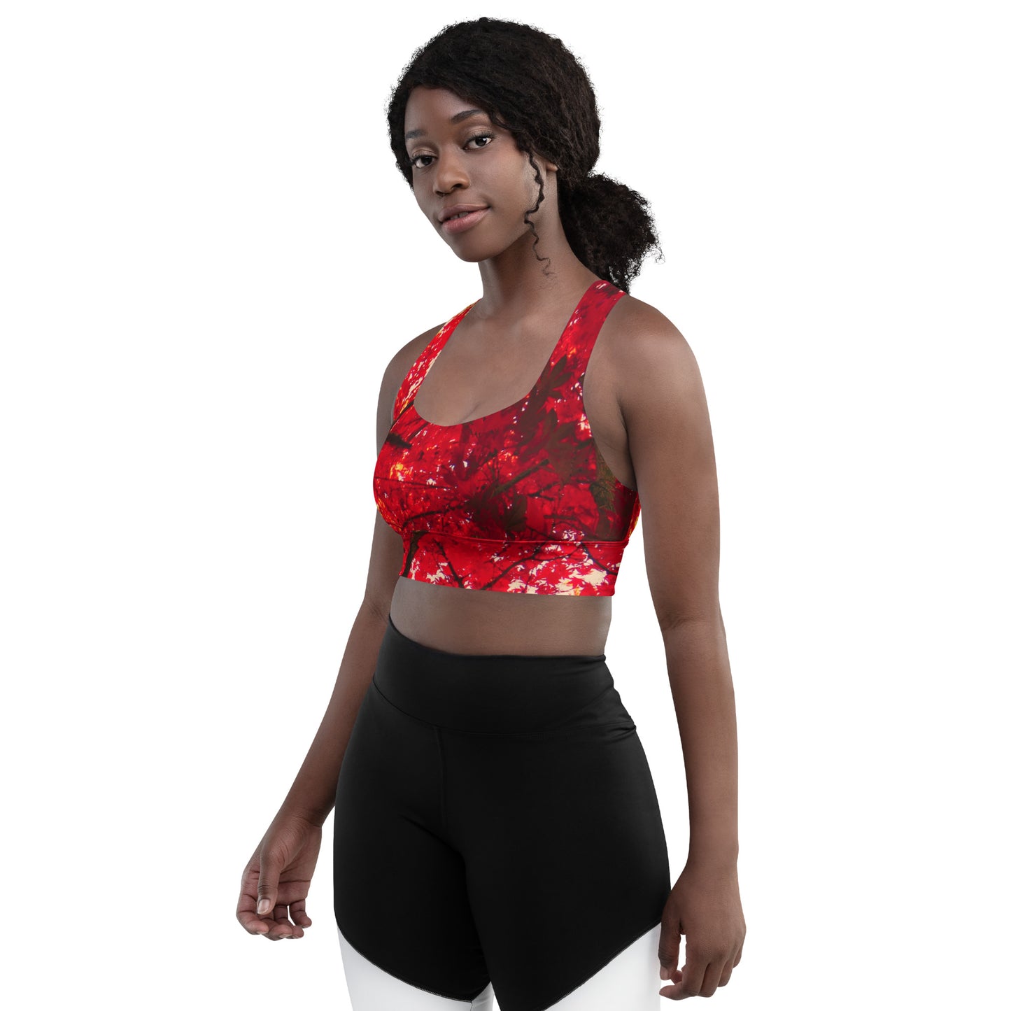 Oh Canada Longline sports bra