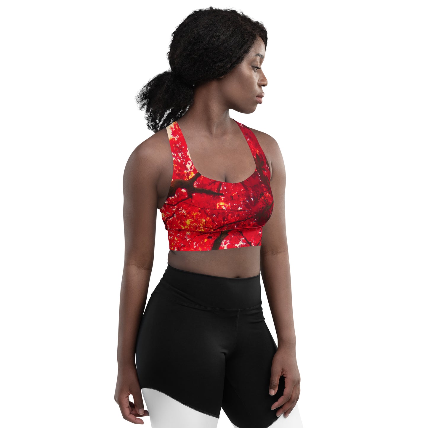 Oh Canada Longline sports bra