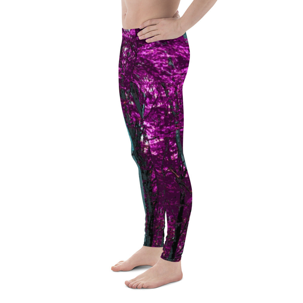Into the Woods Men's Leggings Fairy Forest Mystic