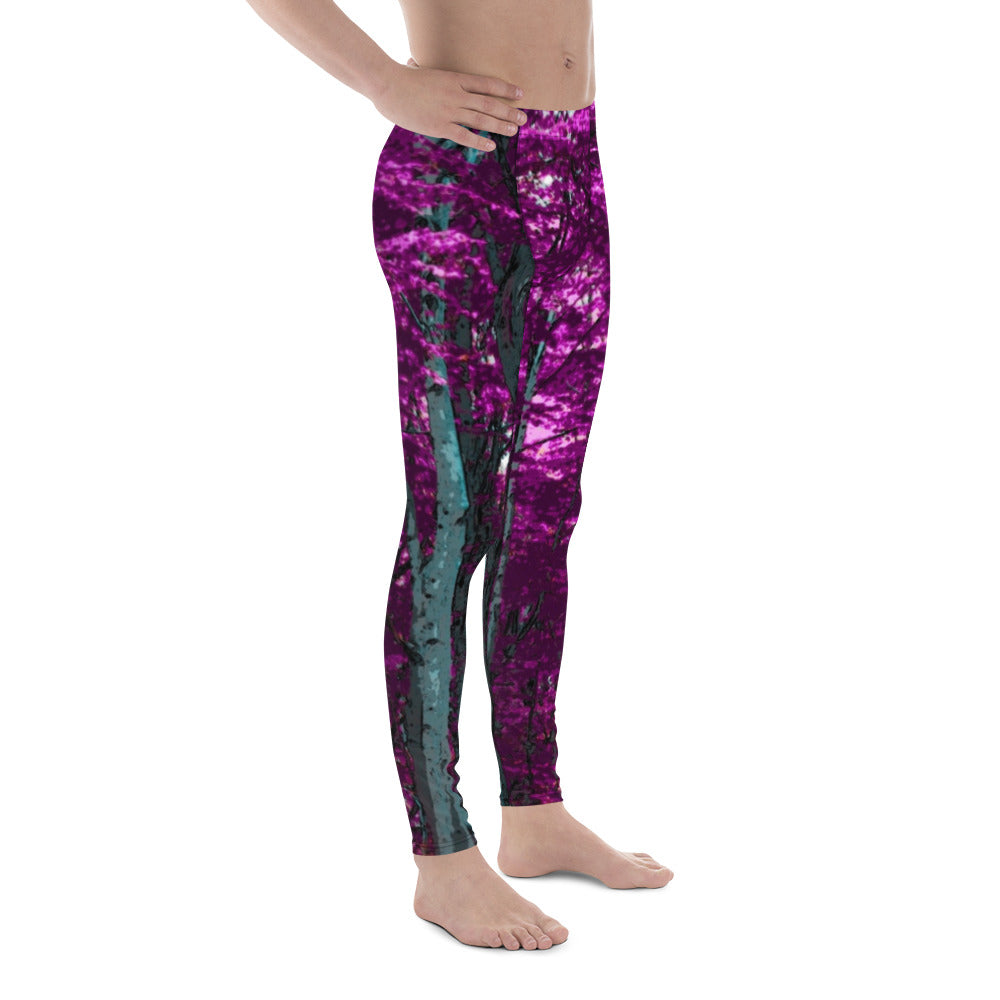 Into the Woods Men's Leggings Fairy Forest Mystic