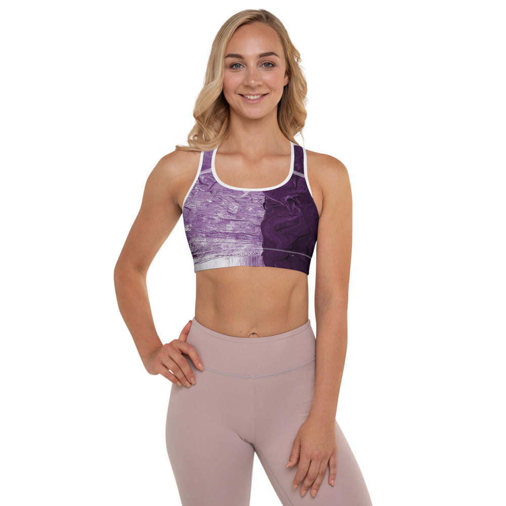 WSW Padded Sports Bra in Plum