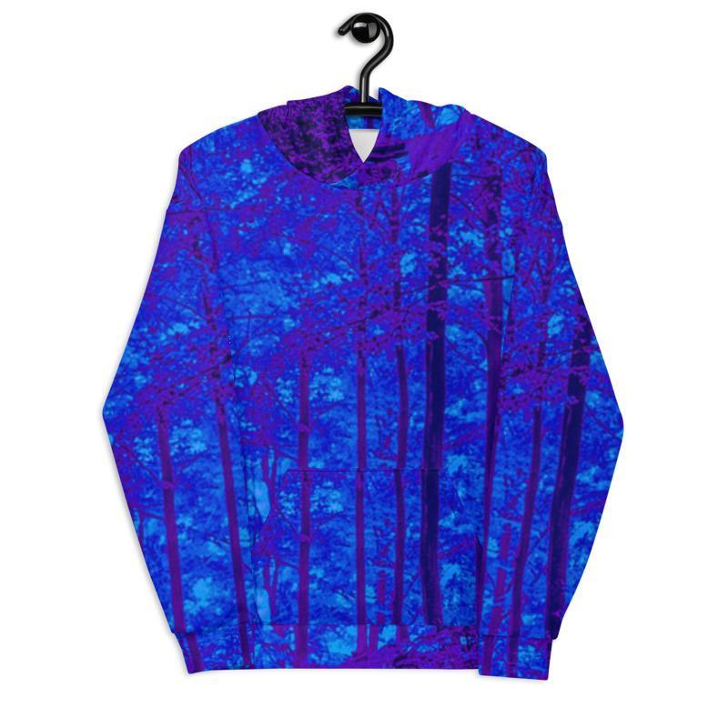 Into the Woods Mystic Blue Unisex Hoodie