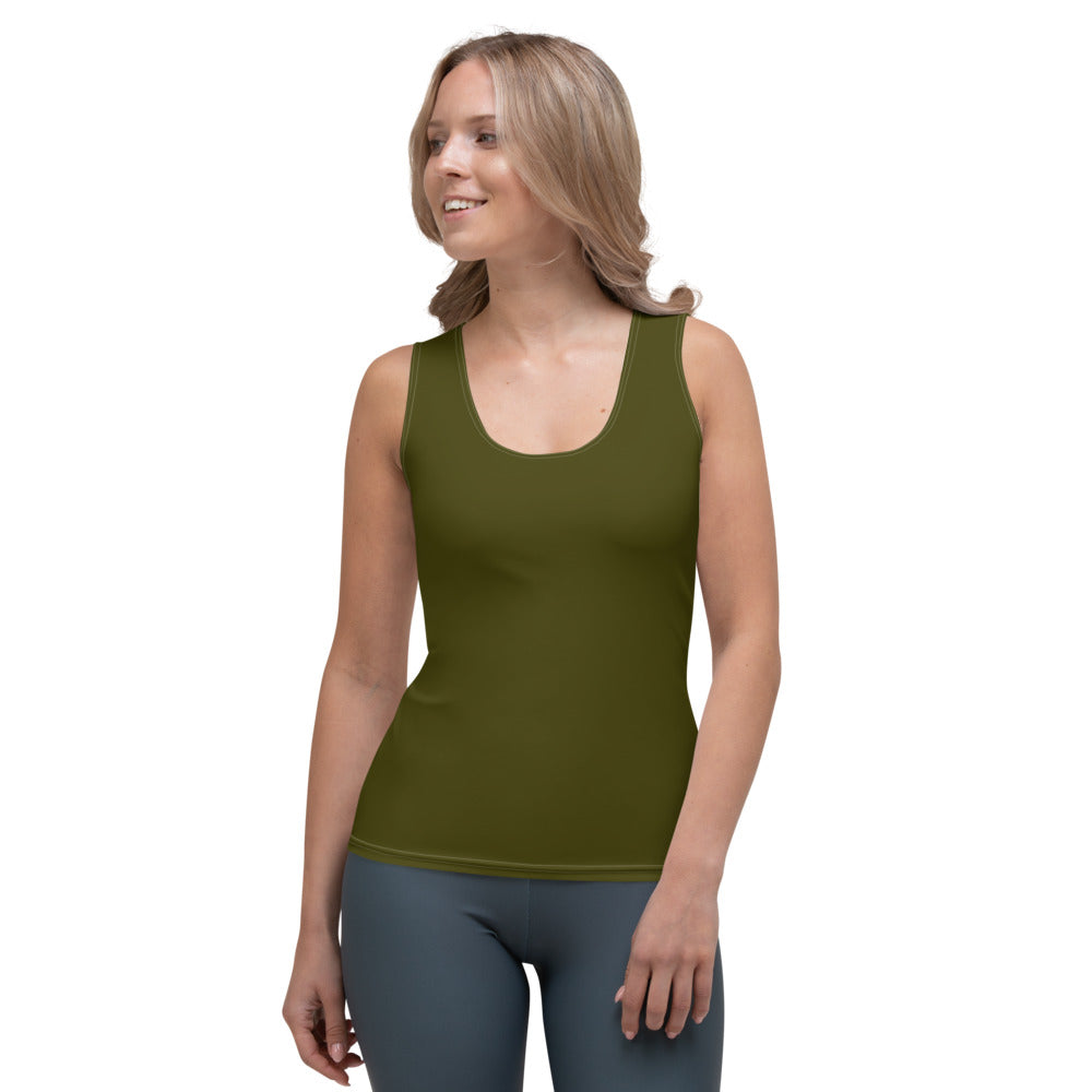 ICONIC Tank Top in Army Green