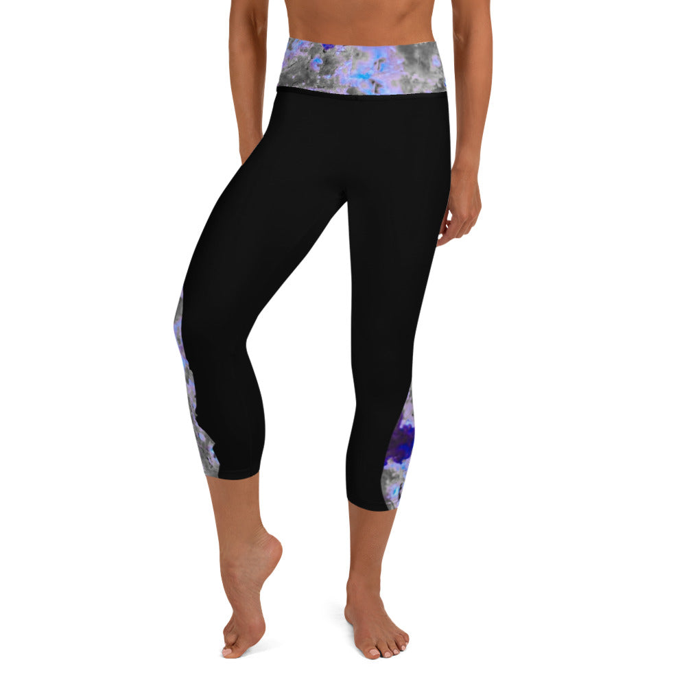 BWA Yoga Capri Leggings Bloom Within Abstract ll