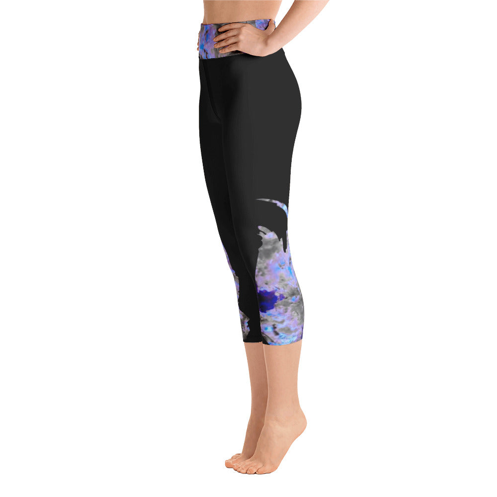 BWA Yoga Capri Leggings Bloom Within Abstract ll