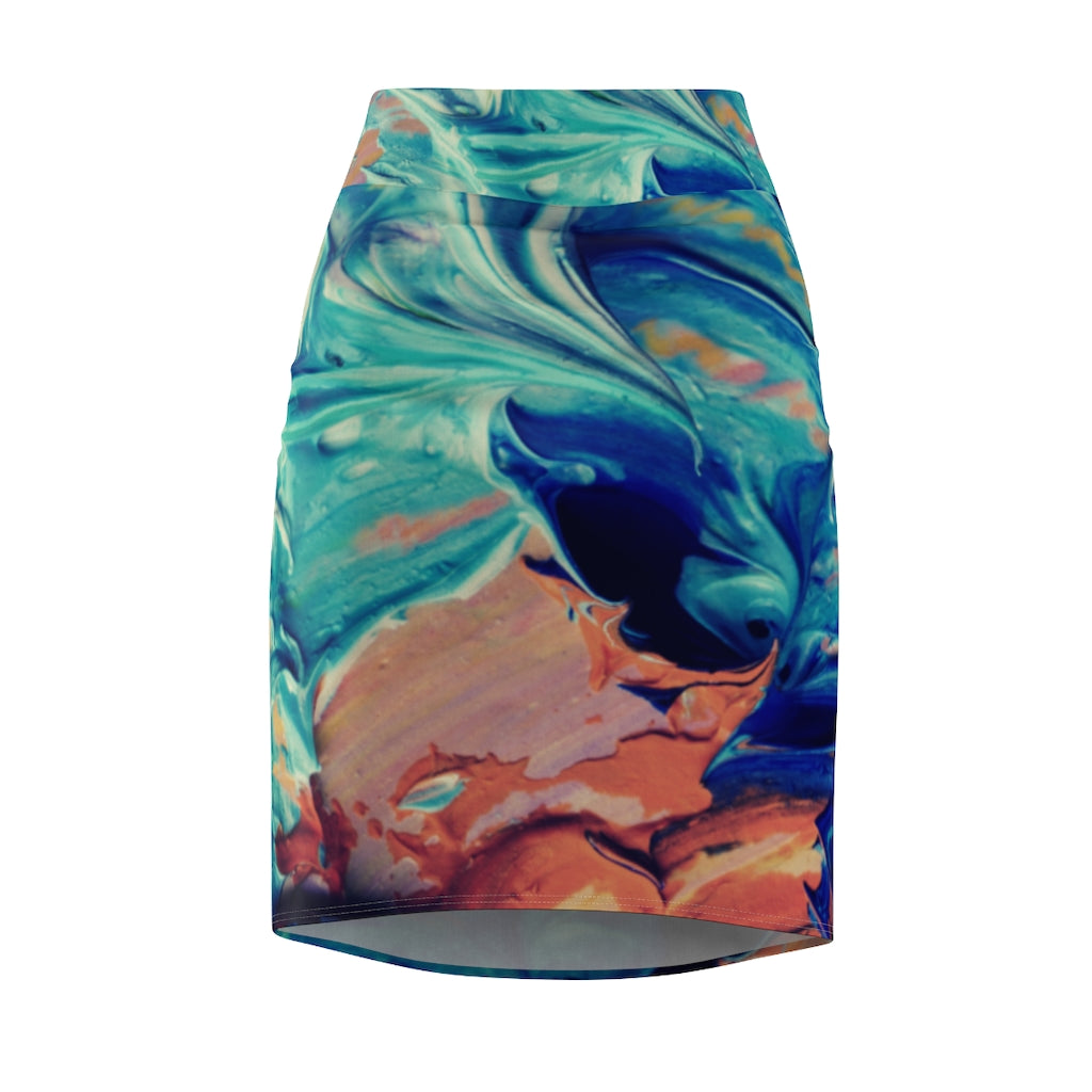 Torrent Tide Women's Pencil Skirt