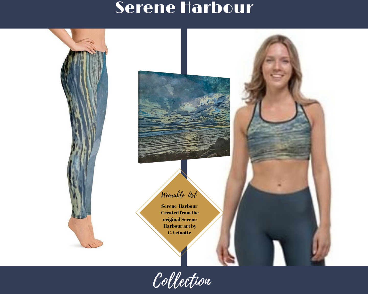 Serene Harbour Leggings