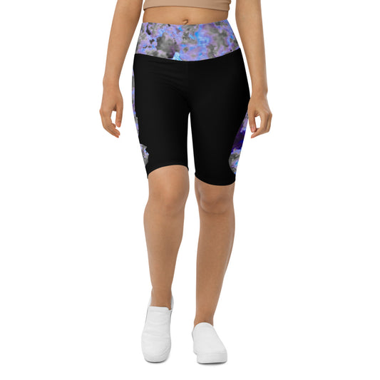 BWA Biker Shorts Bloom Within Abstract ll