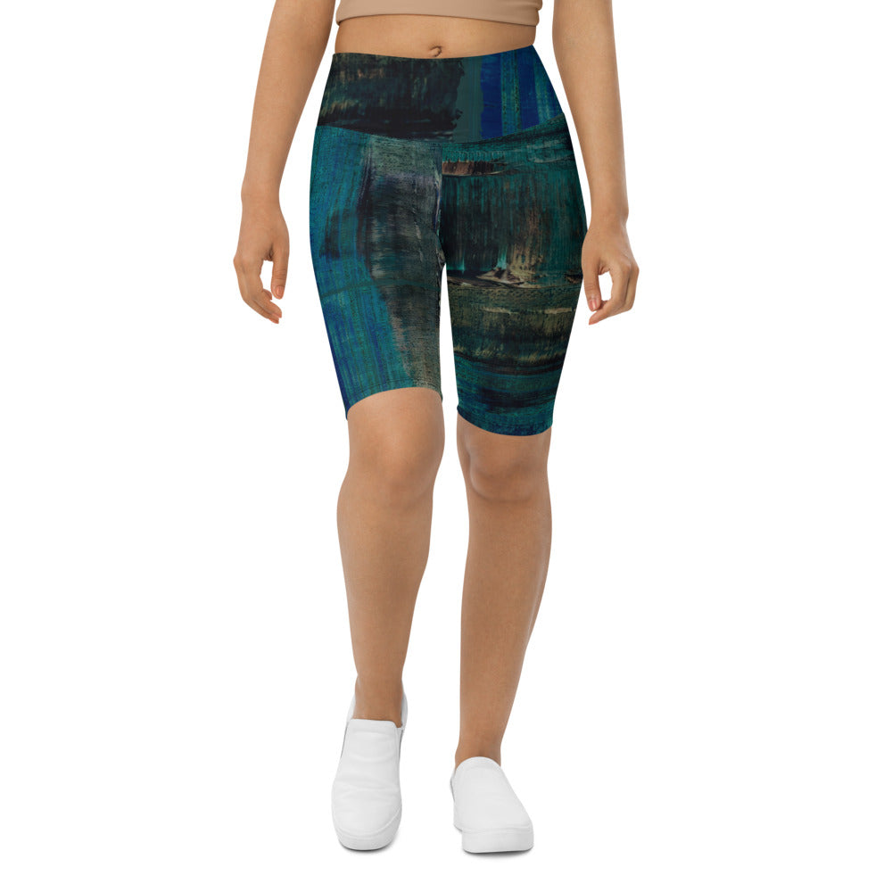 Dark Waters Biker Shorts