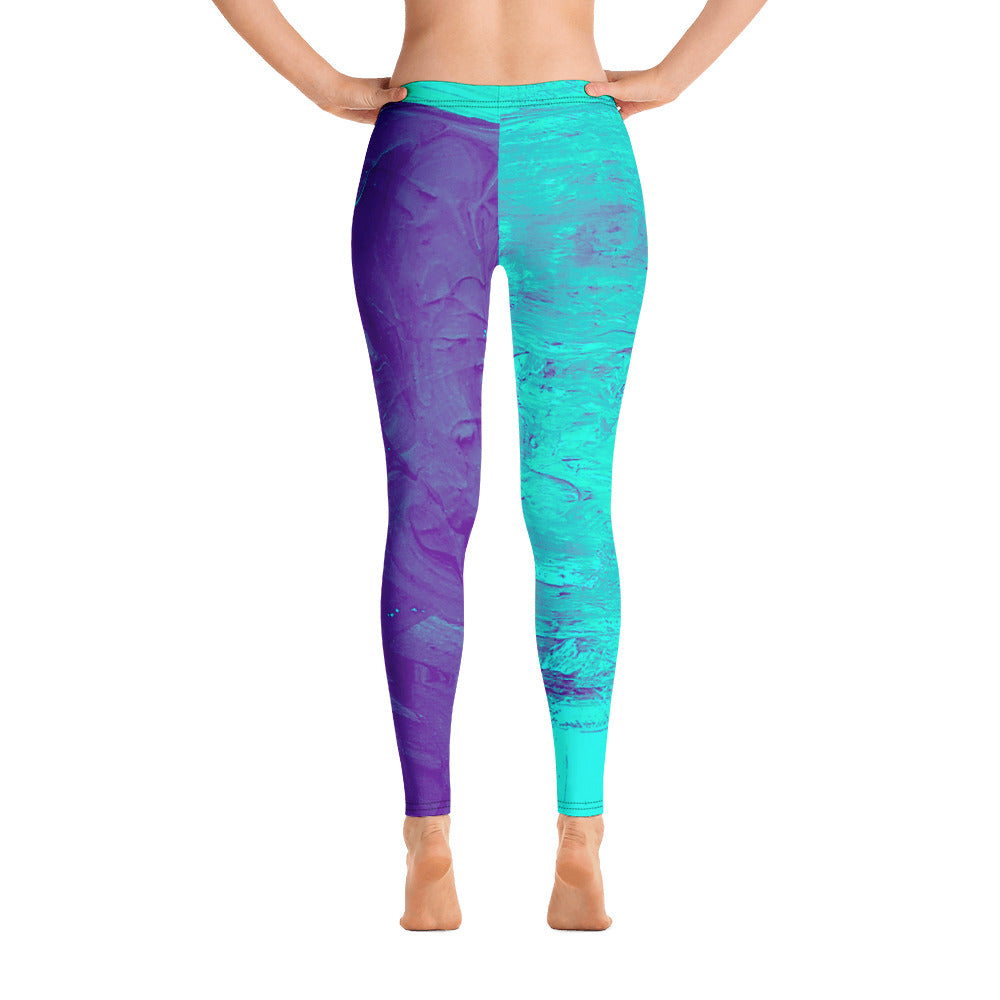 Teal WSW Handsewn Leggings