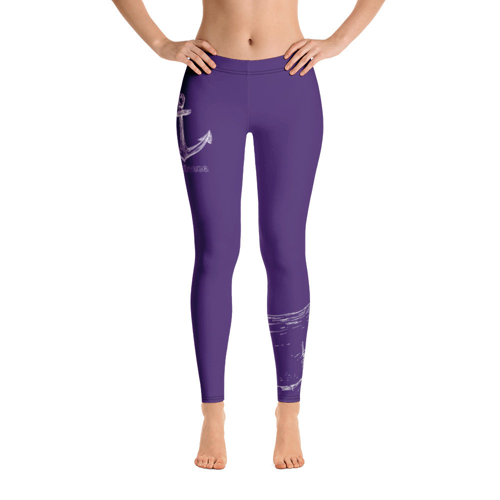 Lake Simcoe Leggings in Purple