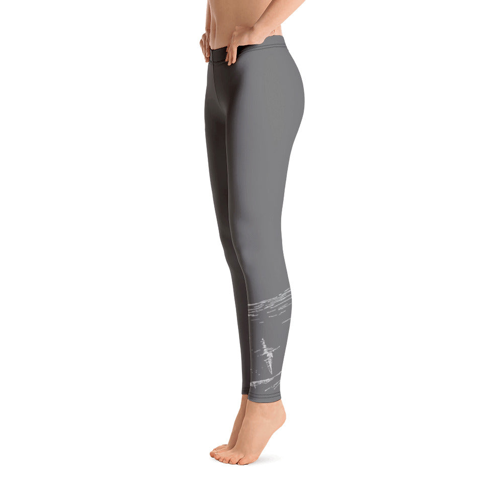 Lake Simcoe Anchor Grey Leggings