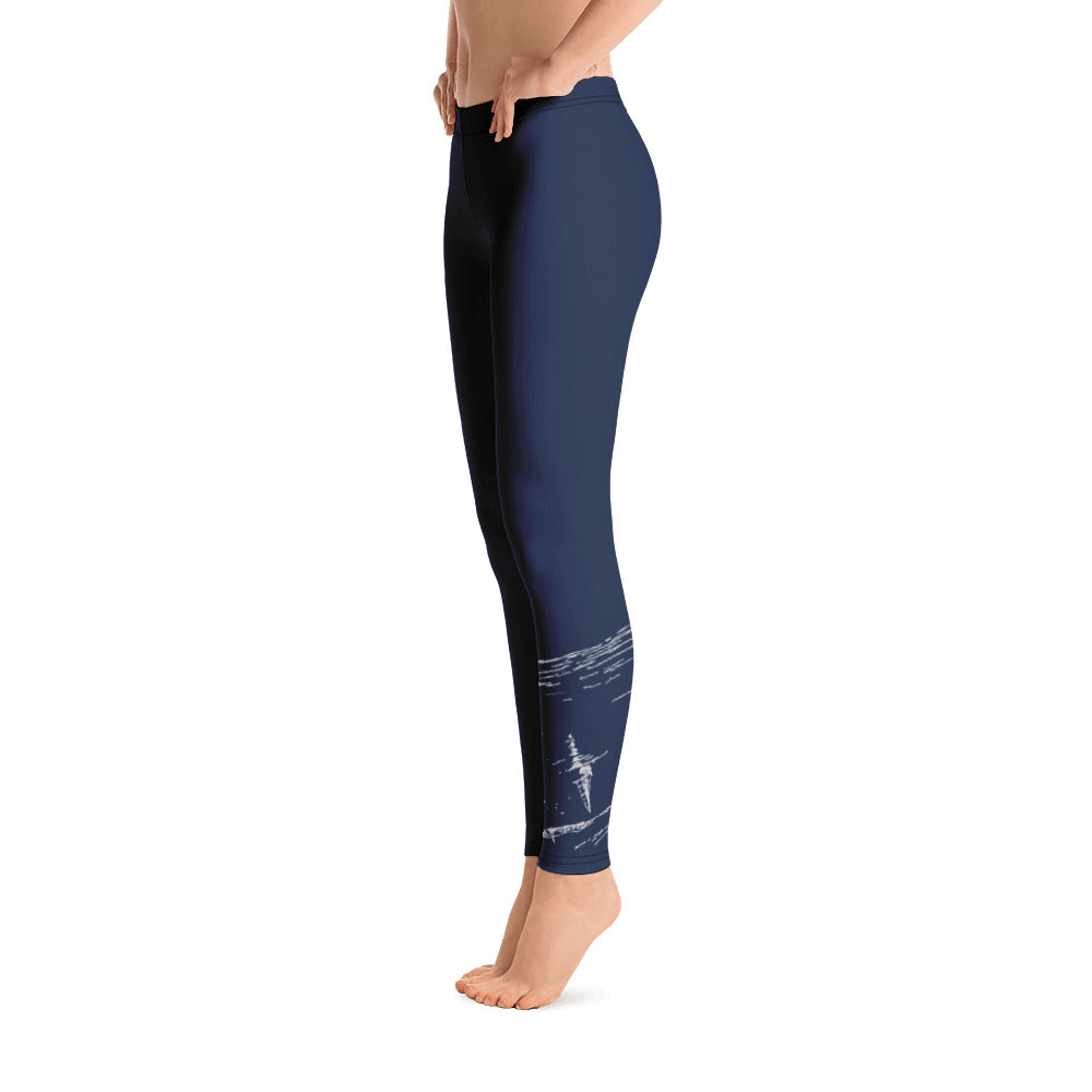 Lake Simcoe Leggings in Navy