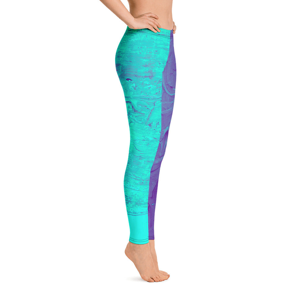 Teal WSW Handsewn Leggings