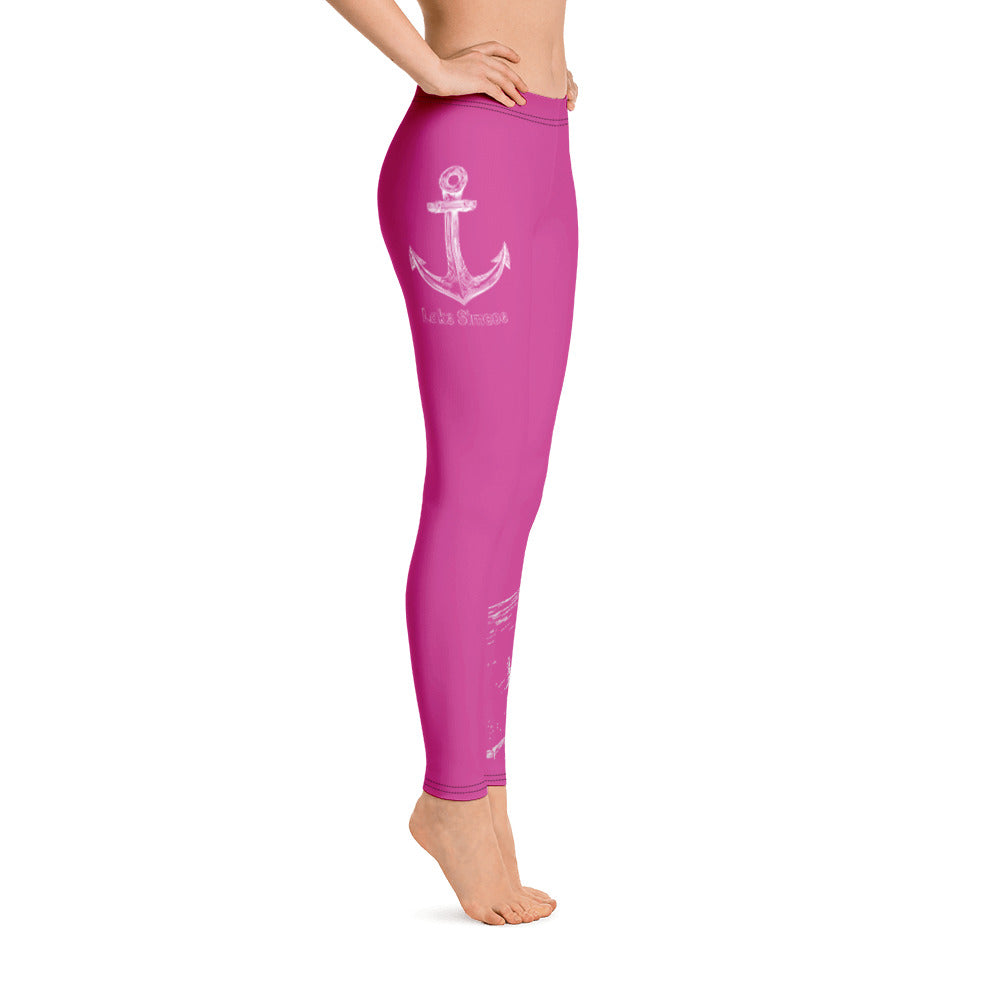 Lake Simcoe Leggings in Hot Pink