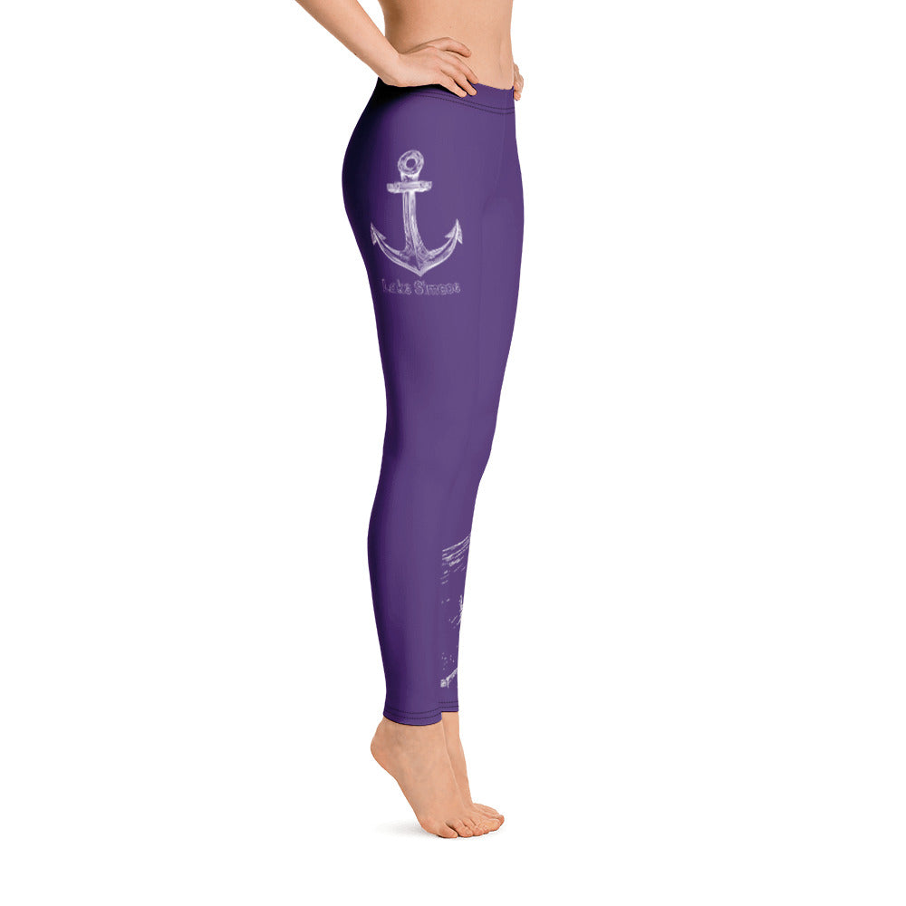 Lake Simcoe Leggings in Purple