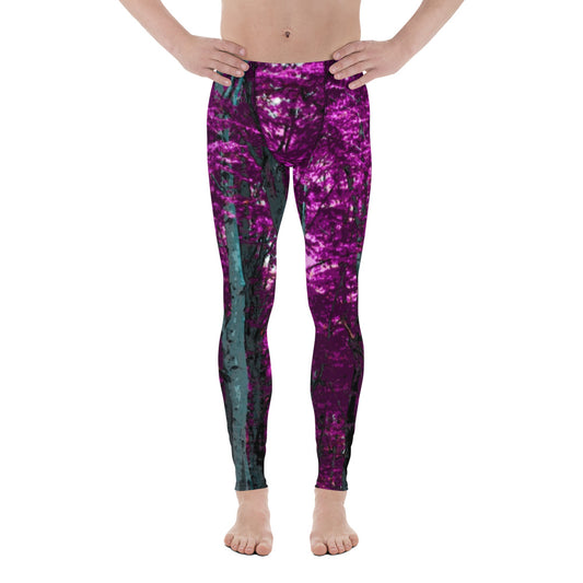 Into the Woods Men's Leggings Fairy Forest Mystic