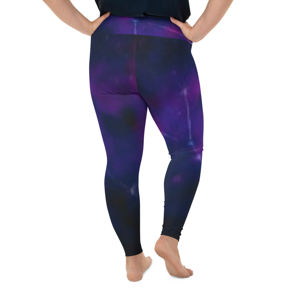 Cancer Constellation Plus Size Leggings