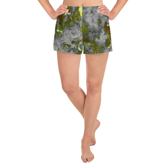 Bloom Within V Women's Athletic Short Shorts