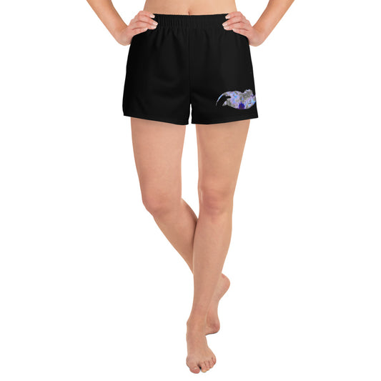 BWA Women's Athletic Short Shorts Bloom Within Abstract ll
