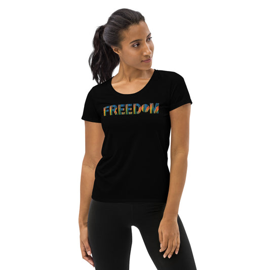 Freedom Women's Athletic T-shirt